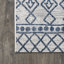 Tapis ivoire / bleu Raif Tribal Bohemian-900577320