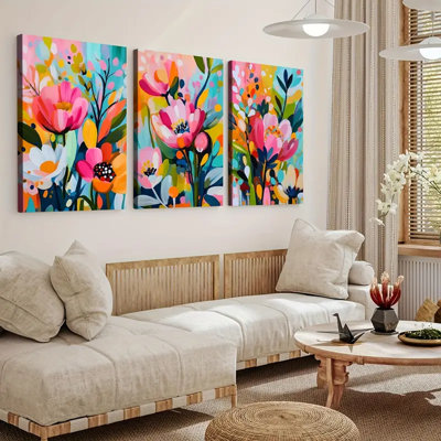 3 Piece Wrapped Canvas Print