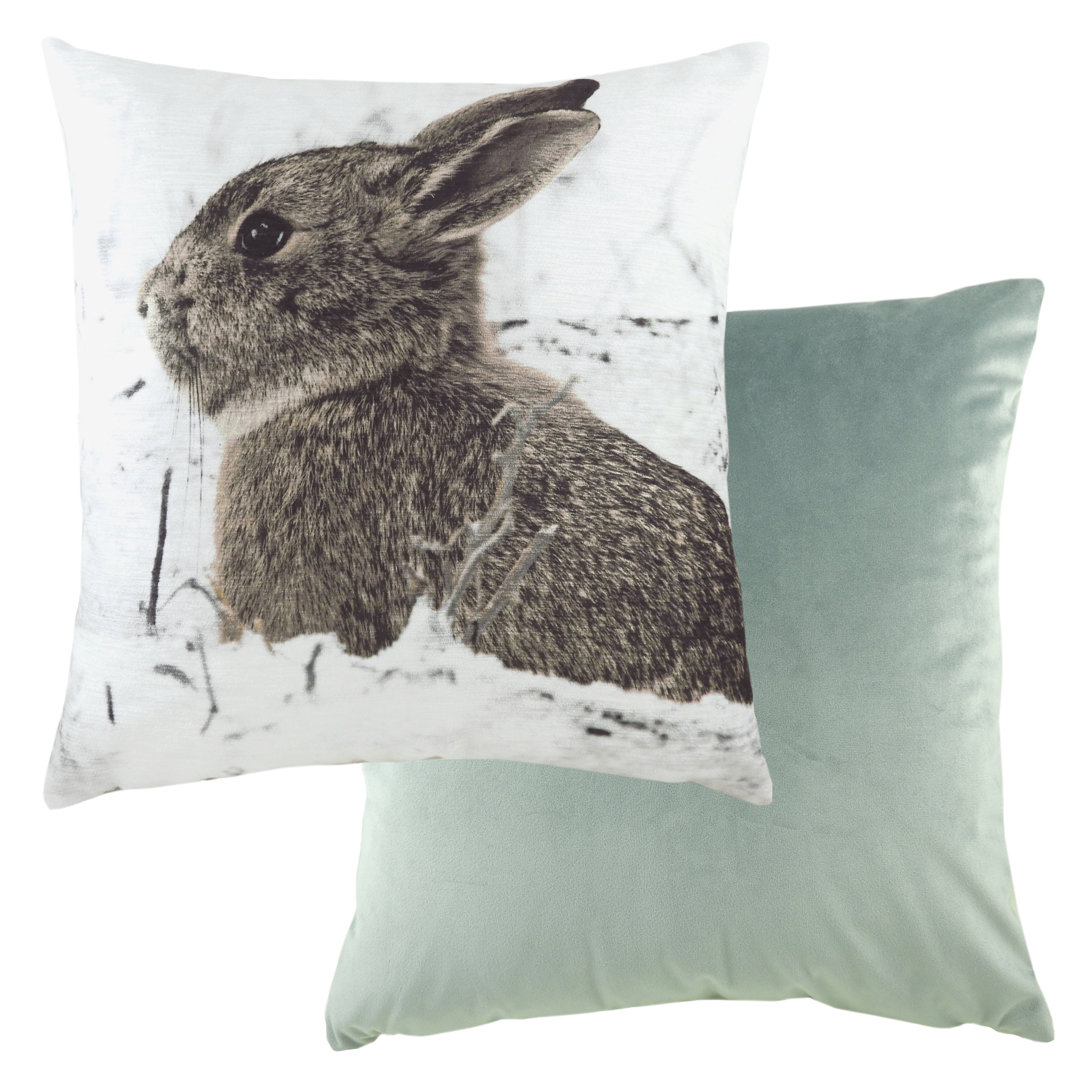 Photo Hare Cushion Cover