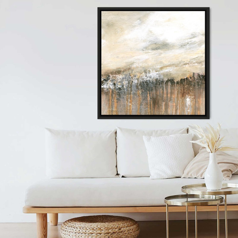 «Storm Front» par Carol Robinson - Impression sur toile, H 24 po x l 24 po, Noir