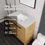 Meuble-lavabo autoportant avec lavabo