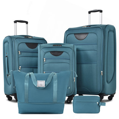 Ensemble de valise extensible avec sac de voyage 3 pièces Softside
