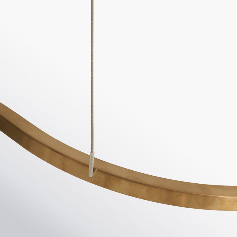 Tuscarora 5 - Light Brushed Champagne LED Kitchen Island Pendant