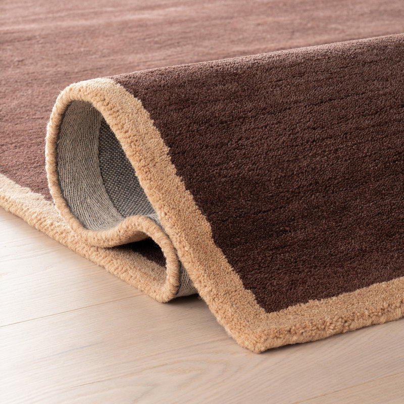 Pierre Wool Area Rug, Rectangle 7'6" x 9'6", Brown