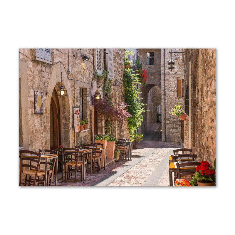 Italian Street - Wrapped Canvas Print