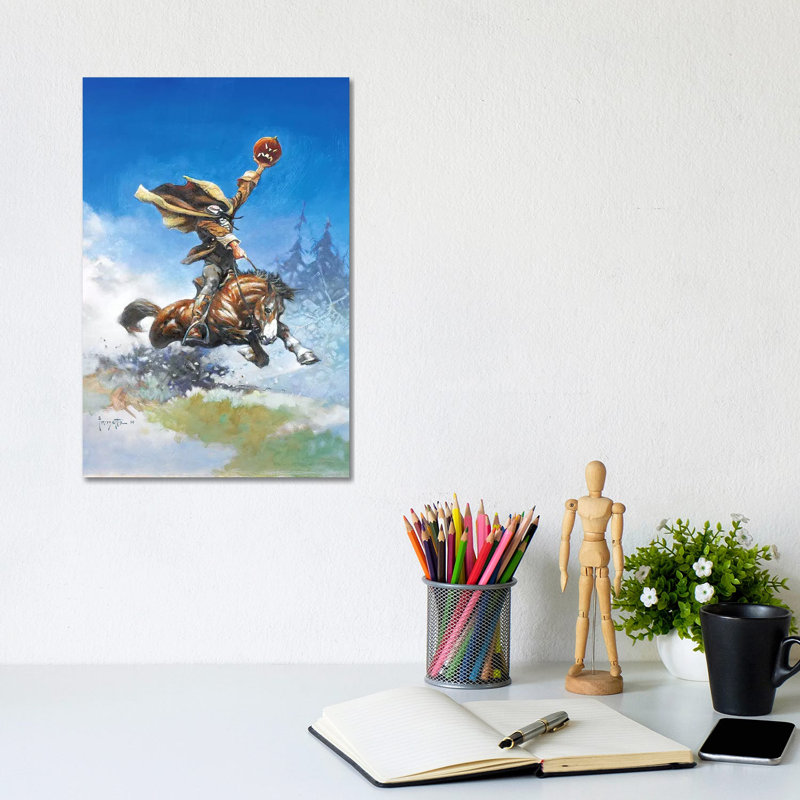 Headless Horseman 1 Piece Wrapped Canvas Painting, 30.48cm H x 20.32cm W x 1.9cm D