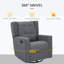 Fauteuil inclinable pivotant