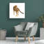 Golden Guépard II sur toile par Annie Warren-84458237