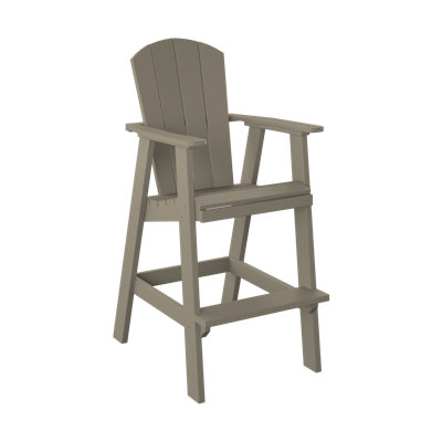  Chaise de balcon «Bar Hauteur». Bois vieilli