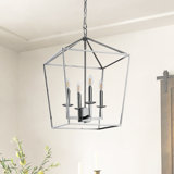 Alexian 4 - Light Silver Lantern Pendant