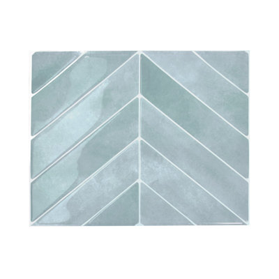 Peel and Stick Gel Backsplash Tile Morocco 11.5'' x 9'' (Set of 4)