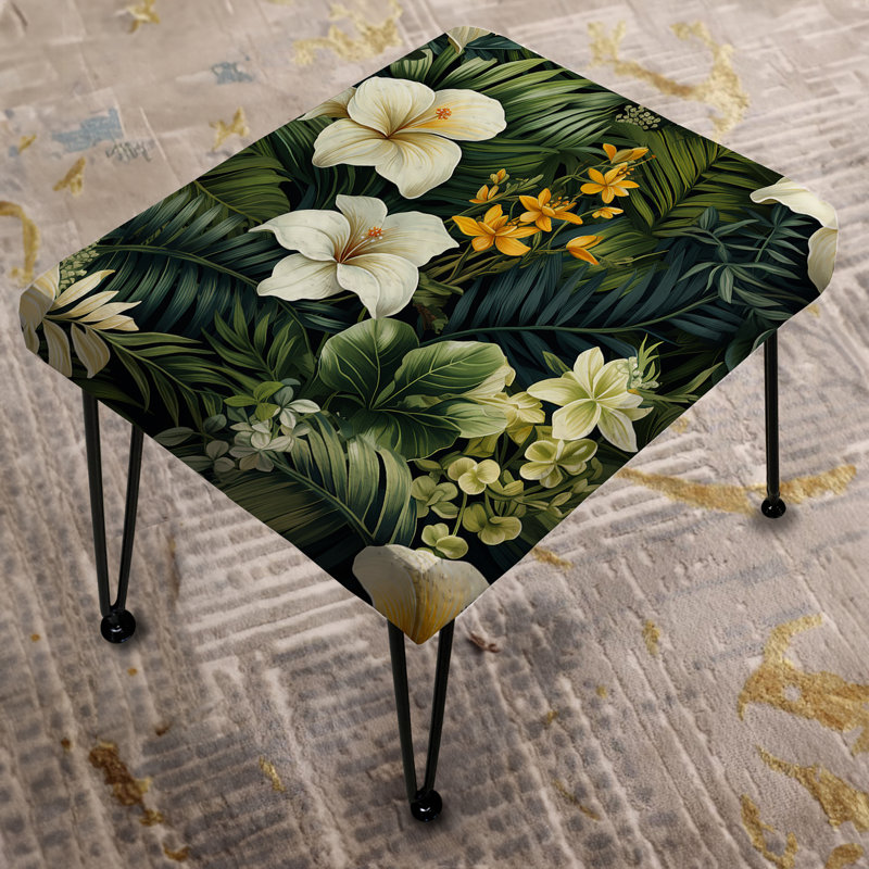 Repose-pieds Boho Botanical Oasis Palm I - Tropical