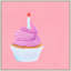 Birthday Cupcake Print by Katy Montica-1658830392-1658830397