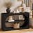 55" Farmhouse Console Table,3-Tier Large Capacity Long Entryway Table Sofa Table with Oval Hollowed Out-924722119