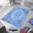 Stylish Woven Carpet, 100% Polyester, 0.3 in Pile Height | Antibacterial, Non-Slip PVC Felt Dot Underside, Machine Washable | 3D Digital Printing, Durable & Easy to Maintain - Perfect for Any Room-1299980024