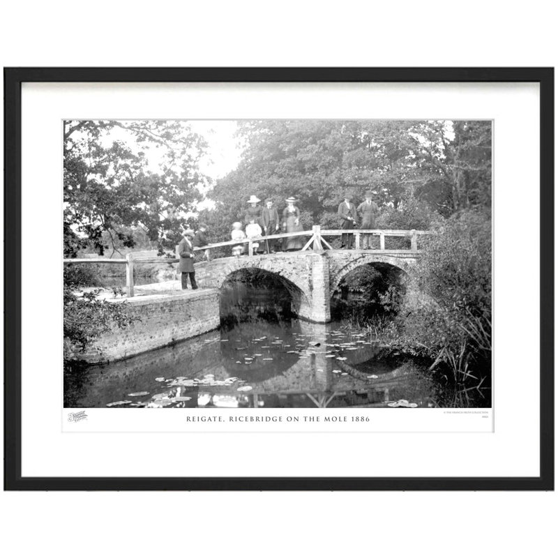 Reigate, Ricebridge On The Mole 1886 by Francis Frith - Single Picture Frame Print, 60cm H x 80cm W x 2.3cm D