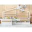 House Platform Bed With Three Storage Drawers-707042915