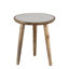 Ensemble de 2 tables d'appoint en bois de manguier