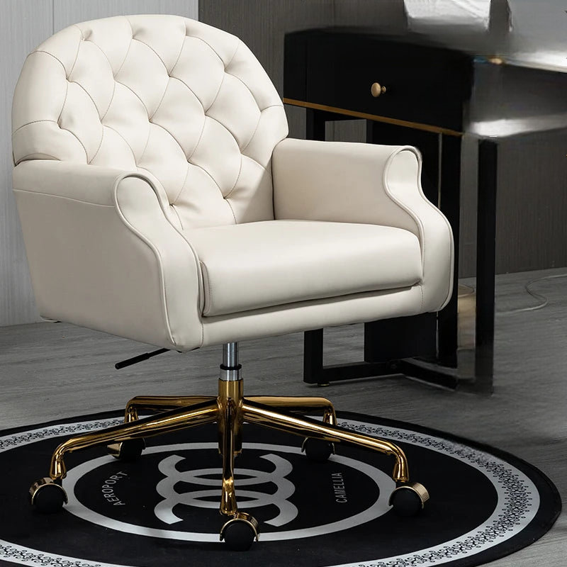 Burkholder Genuine Leather Side Chair