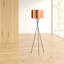 Ftenelle 158cm Black Tripod Floor Lamp-27797223