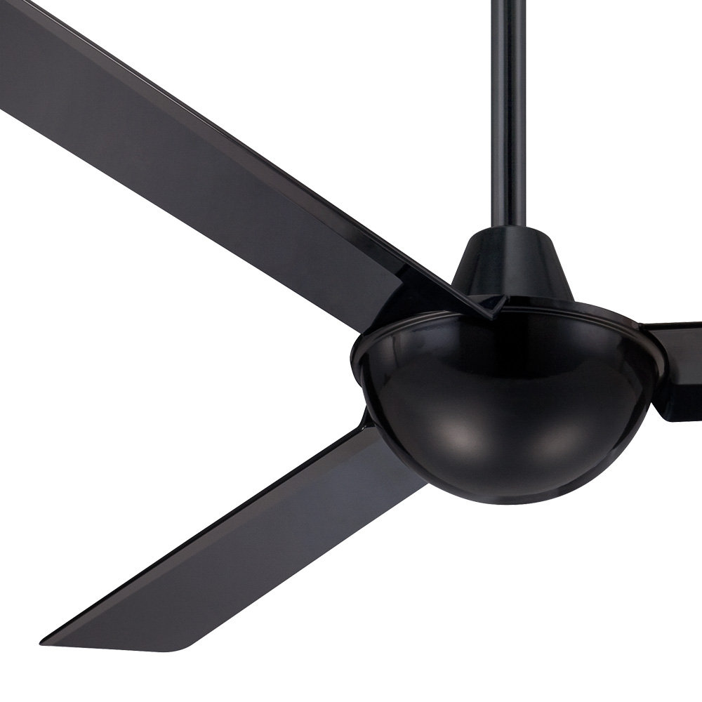 52" Ceiling Fan, Black
