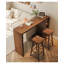 Table de bar longue style français en pin pour le rangement-1880037026