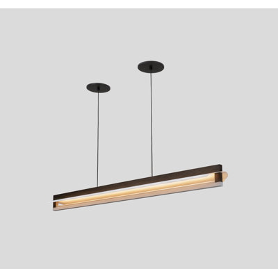 Luminaire suspendu noir texturé à 1 lumière Nubis