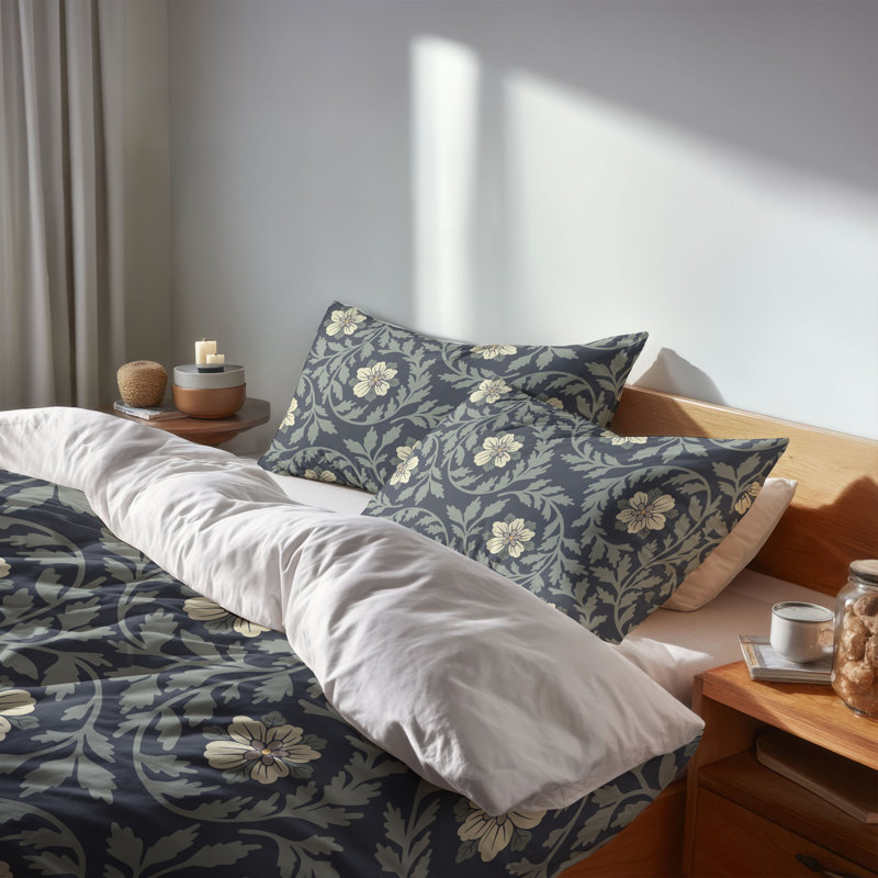 Ensemble d'édredon léger Gracey, King Comforter, Navy