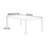 Minimalist rectangular dining table-1266612345