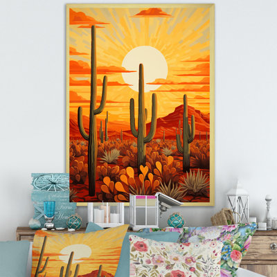 " Cactus Sunset Shadows "
