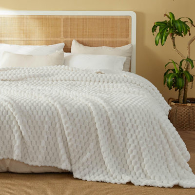 Couvre-lit en polaire pour canapé - Couvertures douces et douillettes pour les femmes, petite couverture mignonne pour les filles GentleSoft ™
