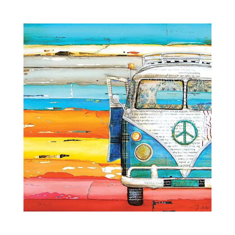 Playing Hooky by Danny Phillips - Wrapped Canvas Painting, 30.48 cm H x 30.48 cm W