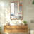 Wavy Rectangle Solid Wood Frame Decorative Mirror-907594834-907594847