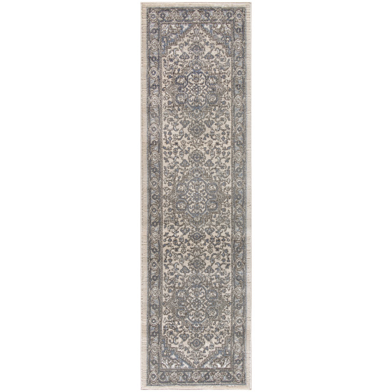 Sherlyn Oriental Machine Woven Polypropylene/Polyester Area Rug, Runner 2'2" x 6'