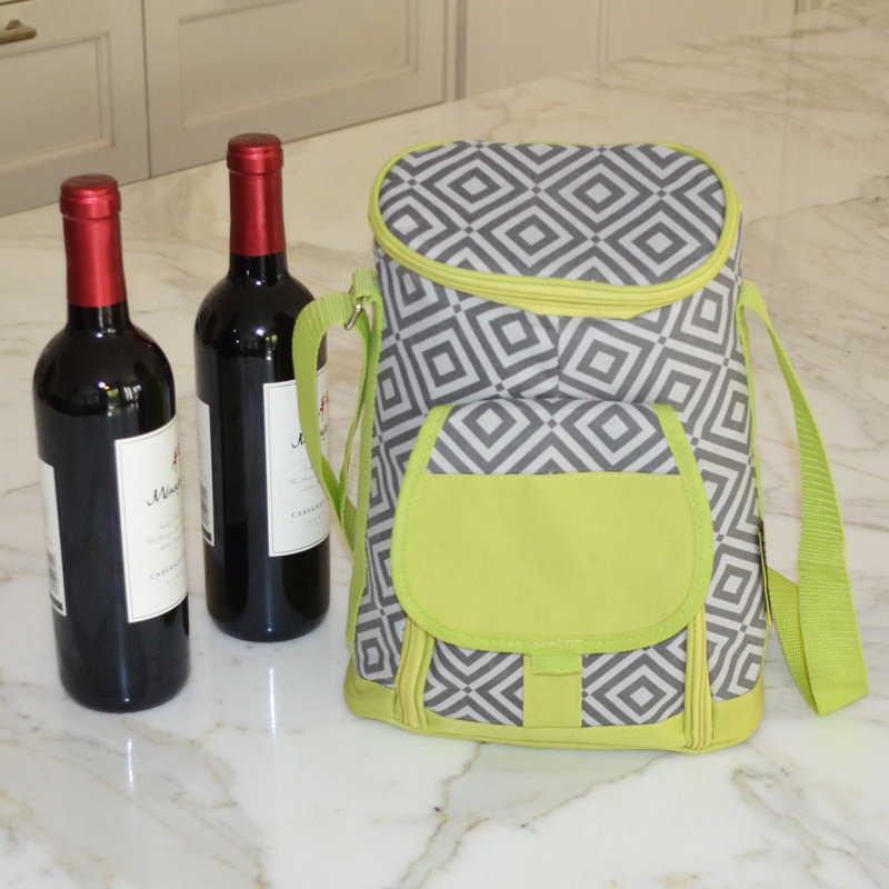 Diamond Picnic At Ascot 17 Quarts Picnic Tote Bag Cooler, Diamond Granite