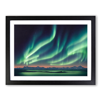 Joyous Aurora Borealis - Framed Print