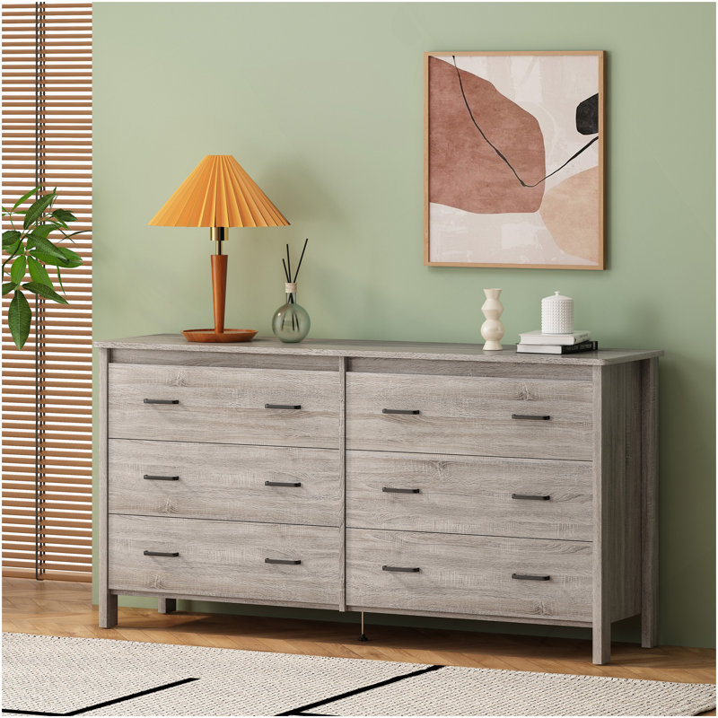 DRESSER À 6 TIROIRS