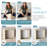  Wall Mount Cube Shelf Set Of 3,Floating Cube Shelves For Space Discovery, Light Oak-1900201034