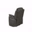 Fauteuil oscillant gris avec fonction inclinable Steban