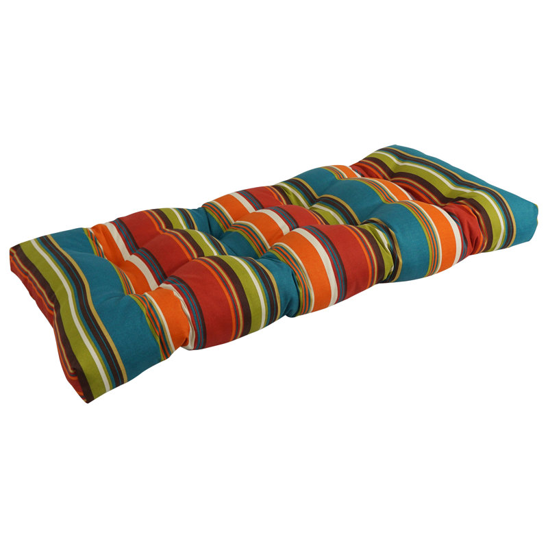 Outdoor 5'' Loveseat Seat Cushion, Westport Teal