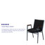 Chaise empilable robuste avec accoudoirs Aliya-1142165099
