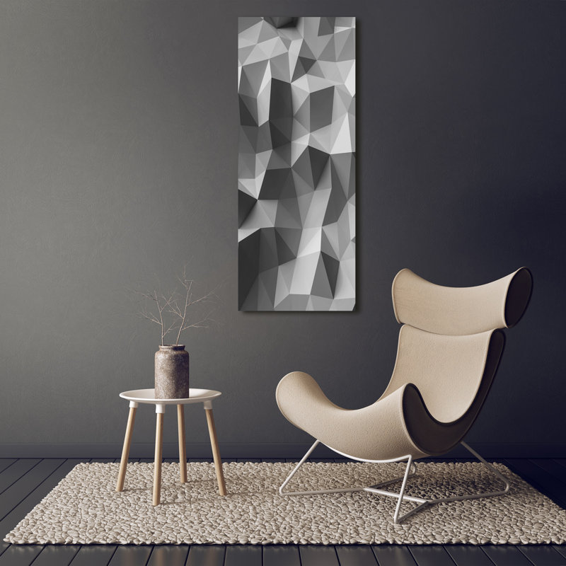Abstraction Triangles - Wrapped Canvas Print