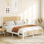 Lit double en rotin - blanc, lumières DEL, style bohémien-702671979