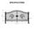 14 ft. W Steel Dual Swing Driveway Gate with Posts - Tree Style