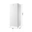 0.16m³ Undercounter Freezer with Adjustable Temperature Controls