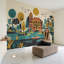 Papier peint rétro Mid Mid Modern-630981585-630981589