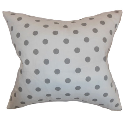 Polka Dots Reversible Pillow Cover