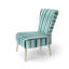 Chaise d'appoint rembourrée Zen Tranquility