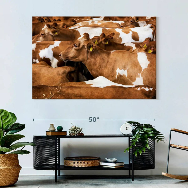 Brampt Guernsey Cows, 34" H x 51" W
