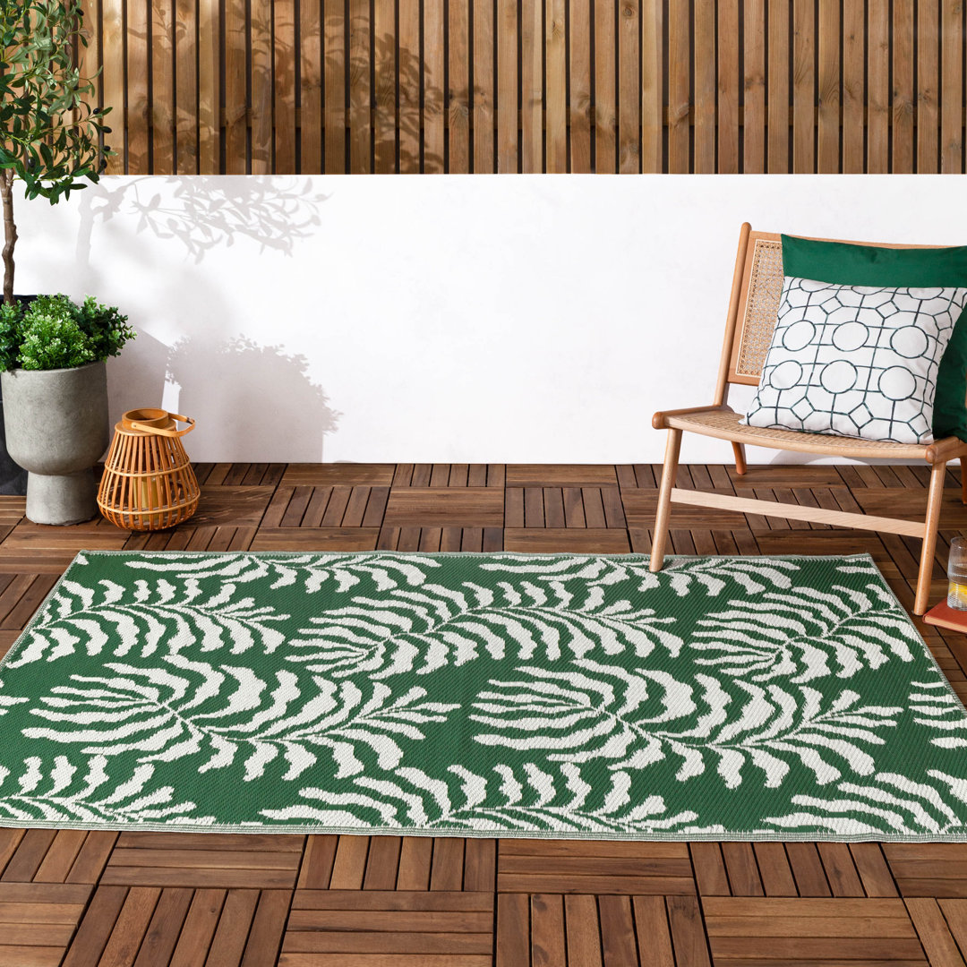 Tocorico Floral Flatweave 120cm X 180cm Indoor / Outdoor Area Rug